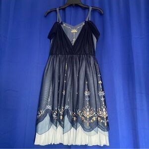 Miselian Lotus Natural Waist JSK by Mirror Miracle 💙💛